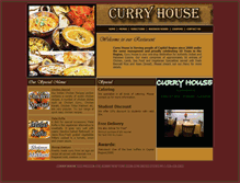 Tablet Screenshot of curryhousealbany.com